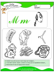 M Sesi Çalışma Sayfaları